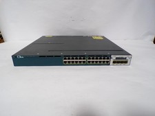 Cisco Catalyst 3560-X Series WS-C3560X-24T-S PoE Gigabit Switch w/ C3KX-NM-1G picture