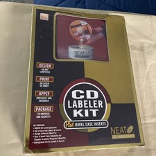 Vintage NEAT NEATO CD Labeler Kit Software Mac/PC & Case Inserts NEW SEALED 1996 picture