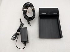 Orico Sata 3.0 6bps Used Hard Drive Enclosher W/ AC ADAPTER -  picture
