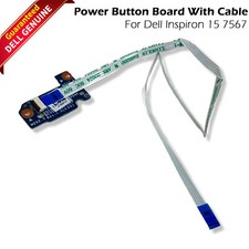 Lot 2 Dell Inspiron 15 7567 7000 7566 Power Button Board With Ribbon Cable WDRC4 picture