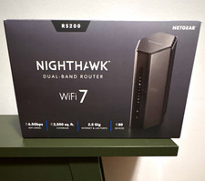 NETGEAR Nighthawk RS200 WiFi 7 Dual-Band Router 6.5Gbps 3-Port LAN picture