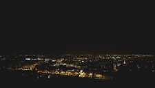 Landscape lyon cityscape city night lights sky france Custom Gaming Mat Desk picture