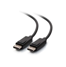 Original HP C2G 6FT DISPLAYPORT 10Gbps Plenum CABLE MALE TO MALE BLACK C2G 54401 picture