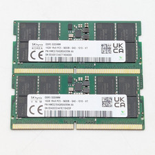 SK Hynix 32GB (2x16GB) DDR5-5600 PC5-44800 SODIMM RAM (HMCG78AGBSA095N AA) picture