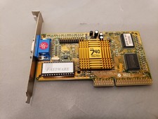 Vintage Intel AGP 3D Retro Video Graphics Card Power3D AG240G Rev 2.2 740 8MB picture