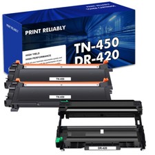 1x DR420 Drum 2x TN450 Toner Compatible with Brother HL-2270DW 2280DW MFC7360N picture