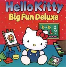 Hello Kitty Big Fun Deluxe PC CD learn to read arithmetic music shapes color etc picture