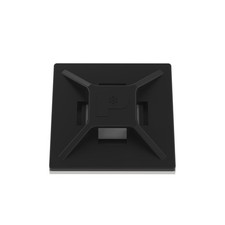 PANDUIT Mounting Base with Rubber Adhesive Tape, Black, Pack of 100 (ABMM-A-C20) picture
