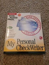 MySoftware My Personal Check Writer Create & Print Personal Checks Windows XP picture