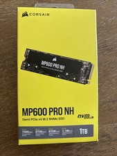 Corsair MP600 PRO NH 1TB M.2 NVMe PCIe Gen4 SSD CSSD-F1000GBMP600PNH New Sealed picture