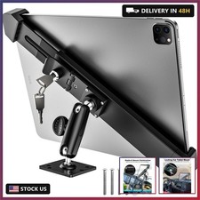 Security Car Tablet Mount, Industrial Heavy Duty Tablet Holder with Lock & Key, picture