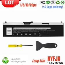 ✅LOT 1-20x Battery For Dell Precision 7330 7530 7540 7730 7740 Series 97wh NYFJH picture