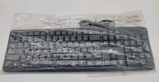 SunsetMicro SSM-Keyboard Anti-Splash Thinner Key Keyboard SSM-USB-BKBM NEW picture