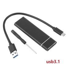 M.2 NVMe SATA SSD Enclosure 10Gbps USB C Case for M/B/B&M Key 2230–2280 2TB Max picture