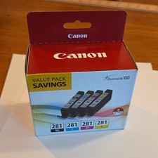 Canon CLI-281 Value Pack 4 Ink Tanks BK/C/M/Y for PIXMA TR8520 TS9120 picture