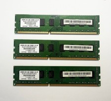 3PCS UNIFOSA 2GB DIMM 1333 MHz DDR3 1.5V 240 Pin DIMM Memory Modules - Total 6BG picture