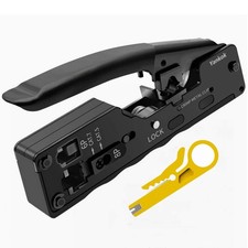 [CAT5 CAT6 CAT7 Pass Through Crimper] for RJ45 RJ12 RJ11 Pass-Thru Regular an... picture