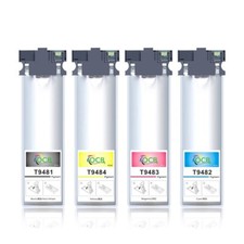4PC Compatible T9481-T9484 Pigment Ink Bag for WF-C5290 C-5790 C-5210 C-5710 picture