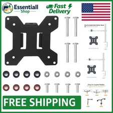 Stylish Black Alloy Steel Monitor Mounting Plate for 75x75 & 100x100mm VESA picture