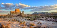Landscape nature rock formation desert mountains Custom Gaming Mat Desk picture