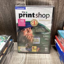 Sealed Broderbund The Printshop Essentials Version 21 Software  P/N: 11901-WRP picture
