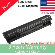 Battery 2100 for Dell Latitude 2110 2120 Replace P/N 01P255 04H636 06P147 0F079 picture