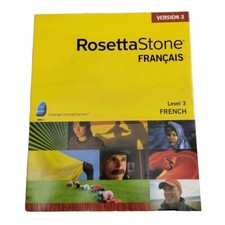 Rosetta Stone French Version 3 Level 3 W/ Audio Companion CD Books & Earphones  picture