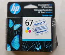 HP 67 Tri-Color Original Ink Cartridge Expired October 2025 Mayalsia  picture