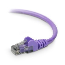 BELKIN INTERNATIONAL INC A3L980-14-PUR-S 14Ft Cat6 Snagless Patch Cable Utp picture