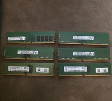 Lot of 6 Various 8GB/4GB DDR4 RAM Memory Modules 3200/2400MHz picture