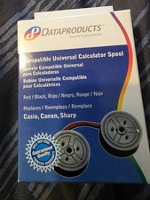 Dataproducts R3027 Red Black Universal Calculator Twin Spool Ribbon New picture