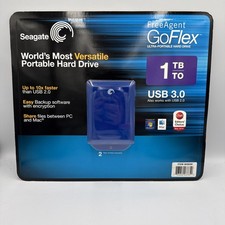 New Sealed 1TB Seagate Free Agent GoFlex Hard Drive 1 TB, USB 3.0 PC or Mac picture