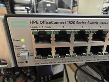 HPE J9984A 1820-48G-PoE+ 370W Gigabit Network Switch w/ Power Cable / Ears picture