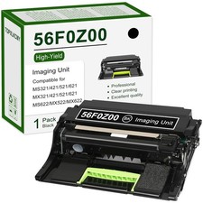 Lexmark 56F0Z00 High Yield Imaging Unit Compatible with Multiple Models - Black picture
