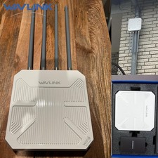 WAVLINK AX3000 AX1800 OUTDOOR WIFI 6 EXTENDER ROUTER IP67 FOR YARD CAMPING SHED picture