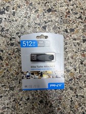 PNY - Elite Turbo Attach 4 512GB USB 3.2 Flash Drive - Gray picture