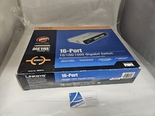 NEW - CISCO Linksys SR2016 16-Port 10/100/1000 Gigabit Switch picture