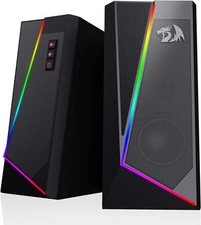 Redragon GS520 RGB Desktop Speakers, 2.0 Channel PC Computer Stereo Speaker picture