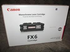 Canon FX-6 Black Toner Cartridge OEM GENUINE FX6 1559A002 AA  picture