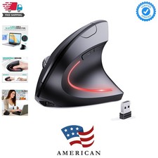 Bluetooth and 2.4G 2-in-1 Rechargeable Wireless Mouse, Ergonomic Vertical Des... picture