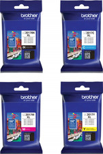 New Genuine Brother LC3017XL Black Color 4PK Ink Cartridge MFC-J5330DW picture