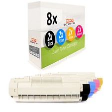 8x MWT Cartridge for OKI Color C 612 D DN Multipack picture