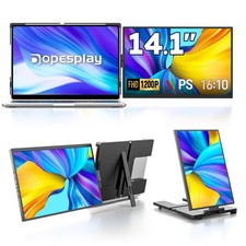 USED | 14.1'' Portable Monitor Laptop Screen Extender Grade-A 1200P for 14-17