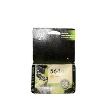 HP 564XL Yellow High Yield Ink Cartridge CB325WN Genuine New Sealed Box Wear picture