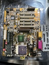 FIC AZ11E Socket 462 Motherboard w/ AMD Athlon CPU 512MB RAM Vintage picture