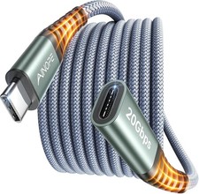 AINOPE USB C Extension Cable 6.6FT, 20Gbps/240W USB3.2 Type C Extender Cord USB. picture