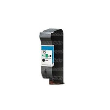 Reman BLACK Ink for HP 15 C6615DN Ink Cartridge PSC 500 500xi 750 750xi picture
