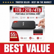 16TB Portable SSD External Hard Drive USB 3.1 Type-C High-Speed Storage for picture