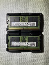 Samsung 32GB Kit (2x16GB) DDR5 5600MHz SODIMM PC5-44800 M425R2GA3PB0-CWMOL picture
