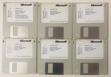 Microsoft Windows 3.1 (1992–1993) Complete 6-Disk Set | Vintage 3.5”  Floppies picture